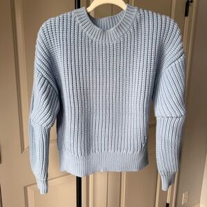Banana Republic Sky Blue Crew Neck Sweater